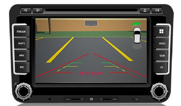 voor volkswagen GOLF 6 510 Navigatie apple carplay android auto Parrot carkit TMC DAB+