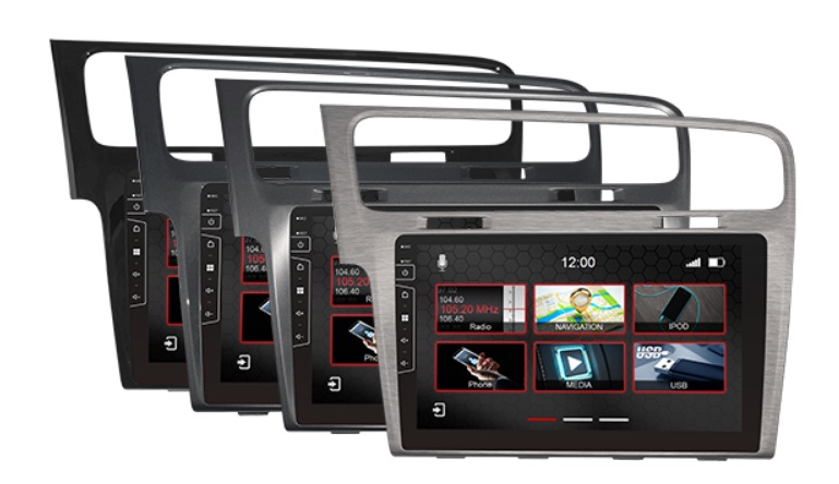de studie Leraren dag Voorzien Navigatie VW Golf 7 10.1 Touch Screen parrot carkit overname boordcomputer  apple car play android auto