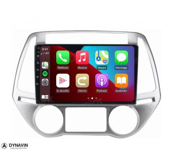 autoradio navigatie Hyundai I20 2012-2014 carkit android 13 draadloos apple carplay 