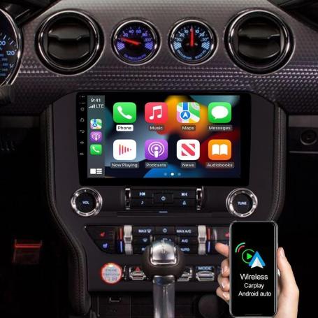 Navigatie Ford Mustang 2015-2023 carkit full touch usb android auto apple carplay android 13