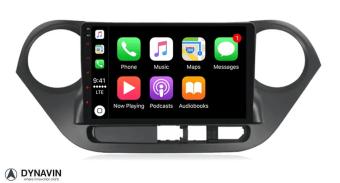 autoradio navigatie Hyundai I10 2013-2019 carkit android 13 draadloos apple carplay