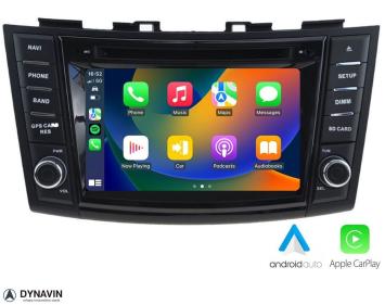 Suzuki Swift 2010-2017 radio navigatie Android 13 carkit usb apple carplay android auto